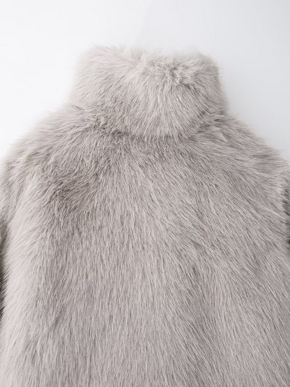 Gefüllte Pelzjacke