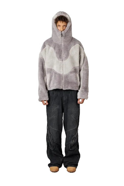 Trendy Fleece Jacke
