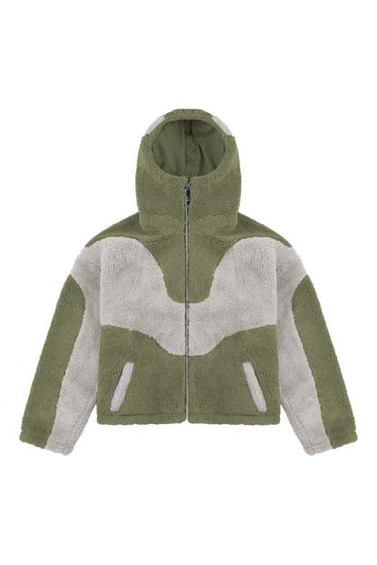 Trendy Fleece Jacke