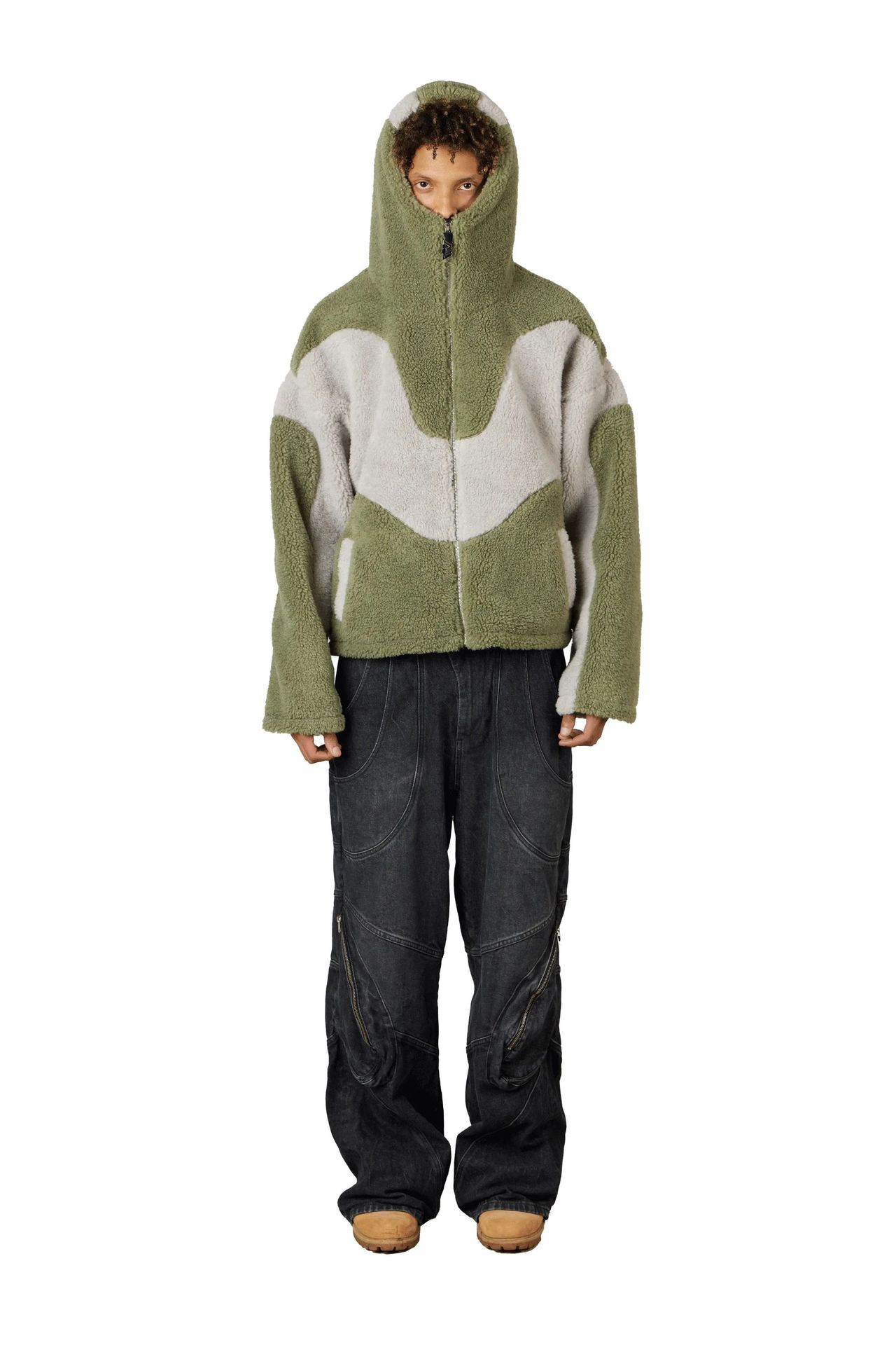 Trendy Fleece Jacke