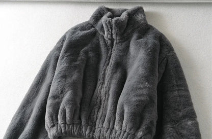 Flauschiger Zipper