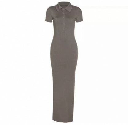 Virales langes Strickkleid