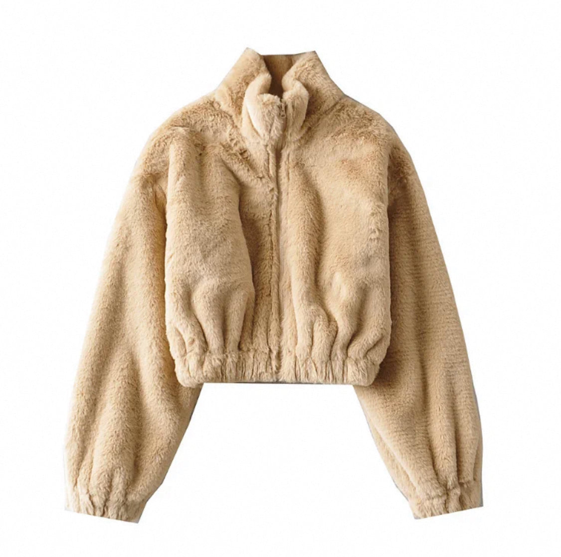 Flauschiger Zipper