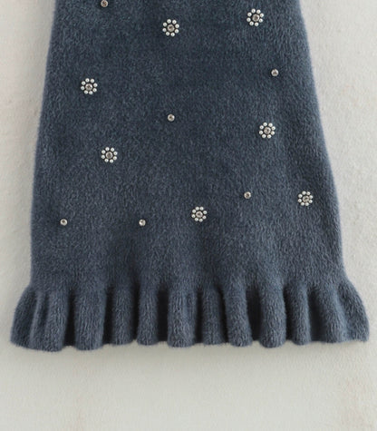 Trendy Strick Kleid