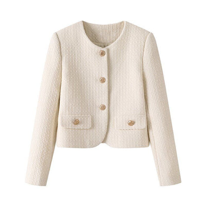 Strick Blazer mit Goldknöpfen