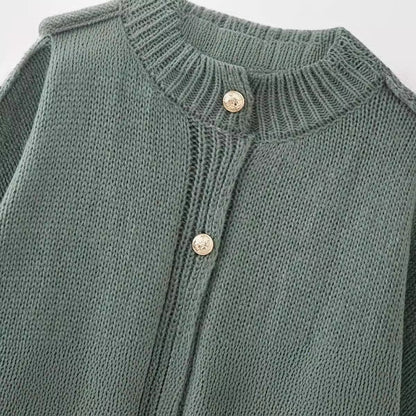 Gestrickter Cardigan mit Knöpfen